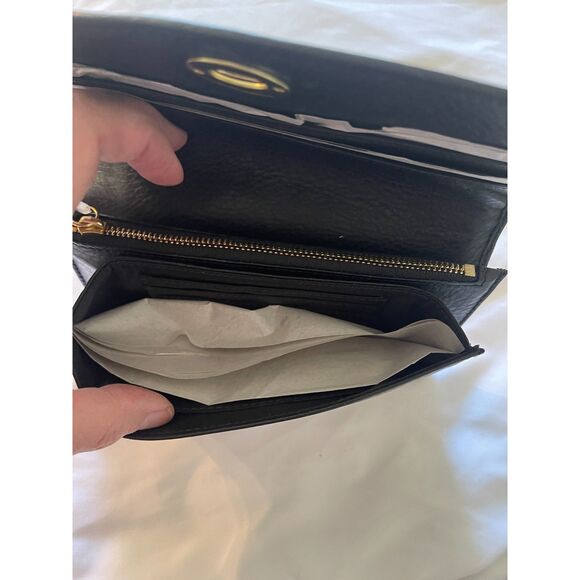 $298 Coach Envelope Wallet Clutch Ocelot Haircalf Black Cheetah Animal 47994 NWT - Picture 5 of 13